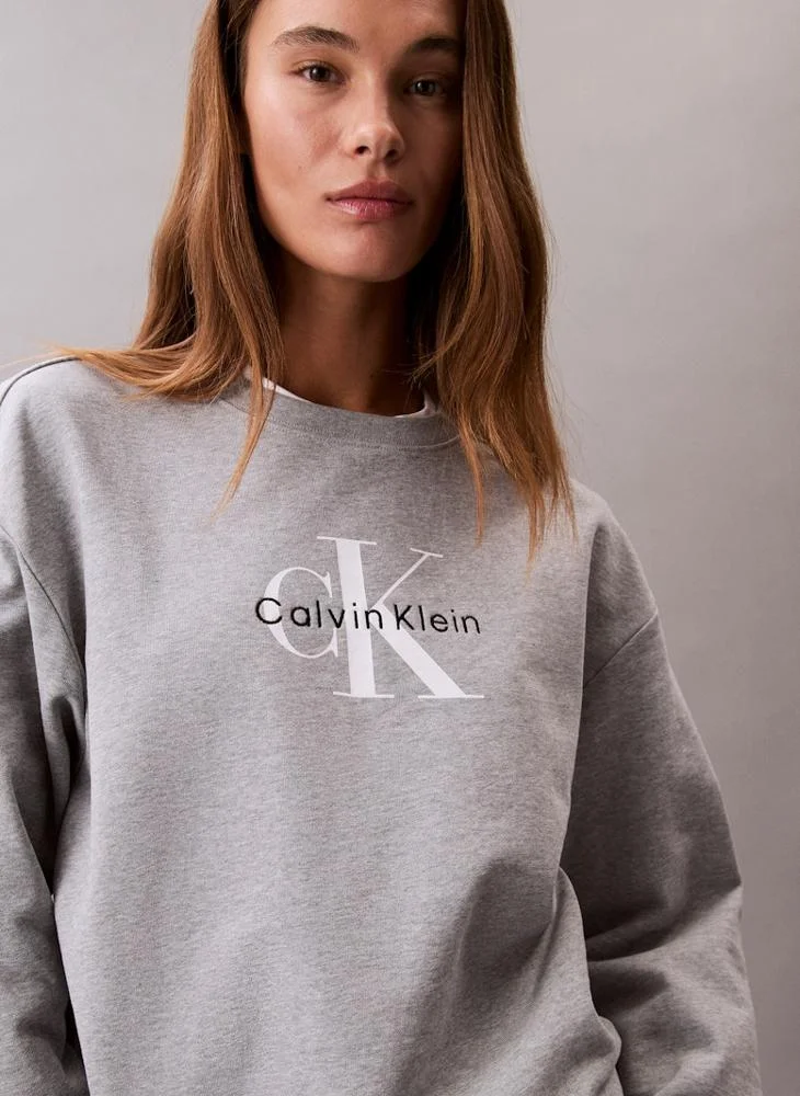Calvin Klein Jeans Graphic Crew Neck Sweatshirt