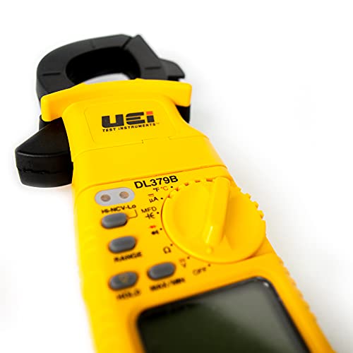 UEi Test Instruments UEi DL379B Digital Clamp Meter Auto Ranging, HVAC Current Voltage Tester w/Magnetic Mount, Measures AC Amps AC/DC Volts Temperature Capacitance Frequency Diodes Duty Cycle Continuity Resistance NCV - Image 3