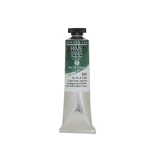 Sennelier Rive Gauche Artist Oil Color 40 ml Cobalt Green Deep Hue - Image 1