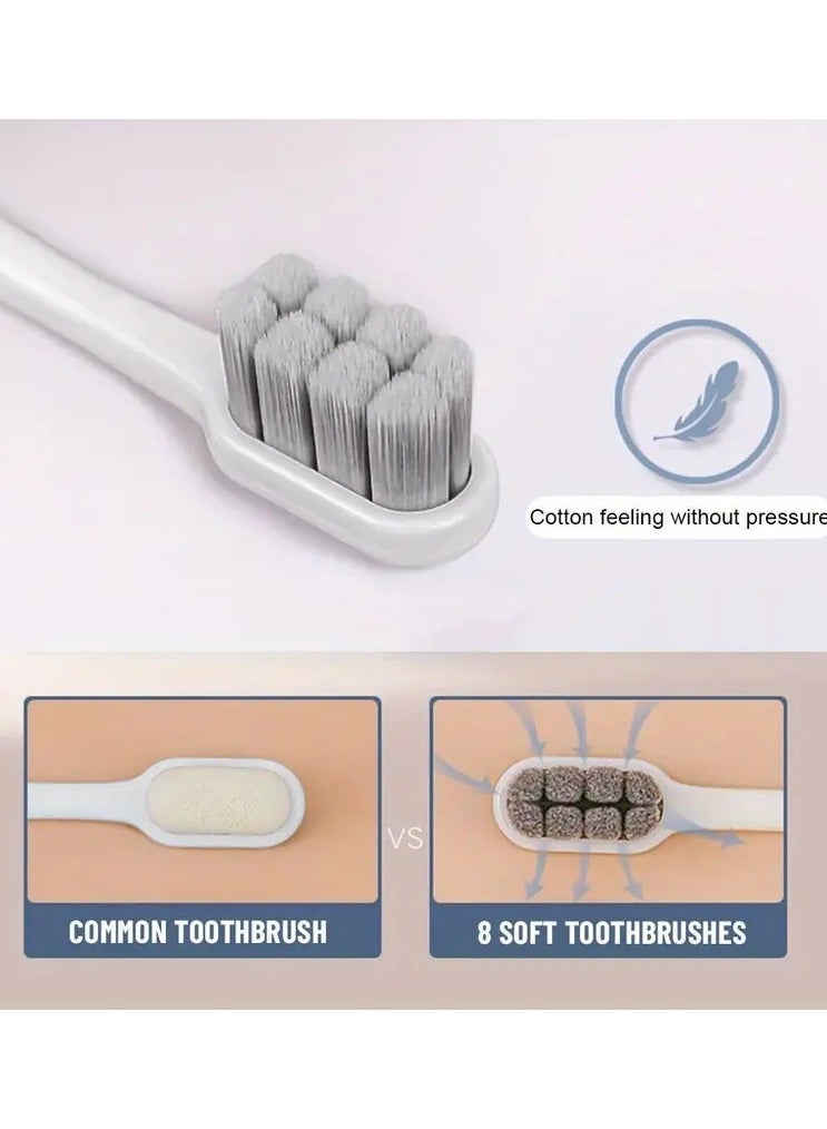 Goolsky SoftBrite Toothbrush - Gentle Ultra-Fine Bristles for Deep Cleaning, Effective Oral Care for Healthy Teeth and Gums, Perfect for Adults' Daily Life at Home - Image 2