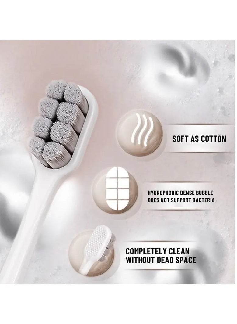 Goolsky SoftBrite Toothbrush - Gentle Ultra-Fine Bristles for Deep Cleaning, Effective Oral Care for Healthy Teeth and Gums, Perfect for Adults' Daily Life at Home - Image 4