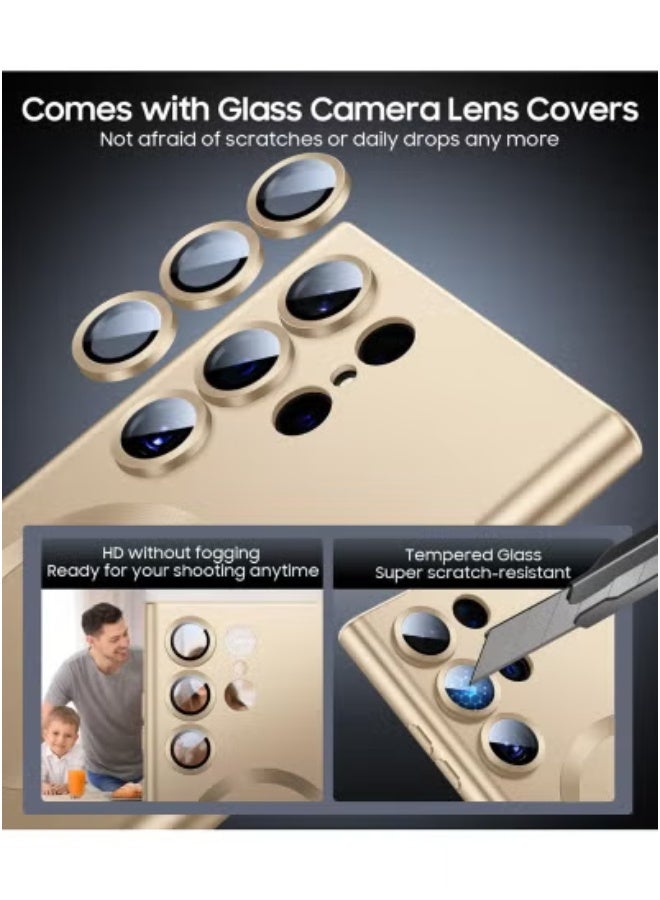 TIGER Samsung Galaxy S22 Ultra Case Cover Compatible with MagSafe – Ultra-Slim Magnetic Shockproof Back Case – Lightweight Clear Protective Cover for Galaxy S22 Ultra 6.8-Inch – Anti-Scratch Hard Shell with Precise Cutouts – Wireless Charging Ready – Soft TPU + PC Hybrid - Image 1