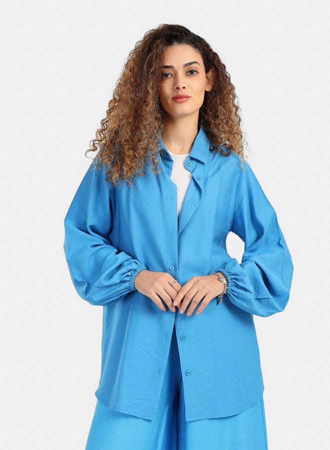 Carina Linen Long Sleeves Shirt - Image 1