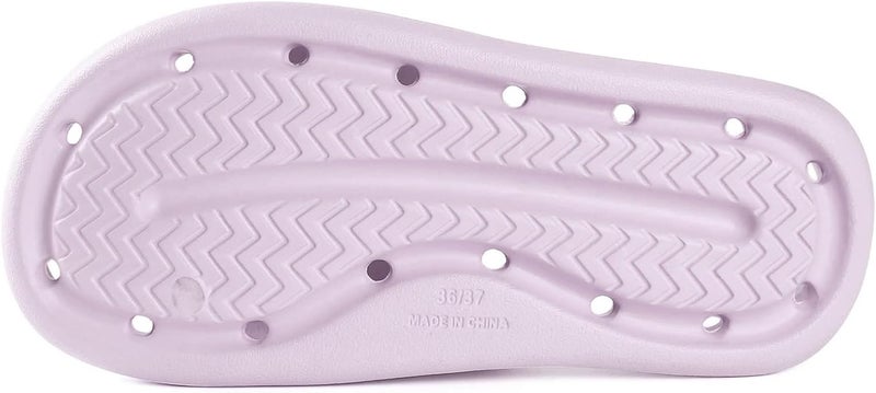 GETOEU Shower Shoes for Women and Men Massage Slide Sandals Soft Cushioned Anti-Slip Pool Slides Comfort Arch Support Quick Drying Shower Shoes with Drain Holes Bathroom Slides Slippers - Image 5
