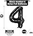 BBPOOL Race Car Number 4 Balloons40 Inch Racing Car 4 Birthday Balloons Two Fast Balloon Race Track Black 4 Balloon Number for Cars Theme Birthday Party - Image 4