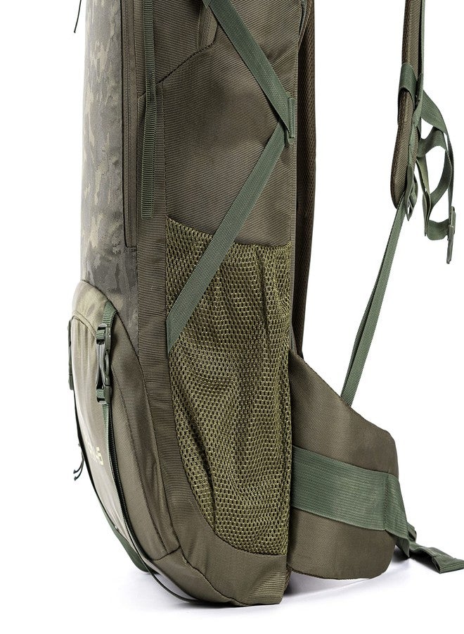 Tripole Air Trekking and Travel Rucksack with Rain Cover and Laptop Sleeve | 3 Year Warranty (Green, 62L) - Image 4