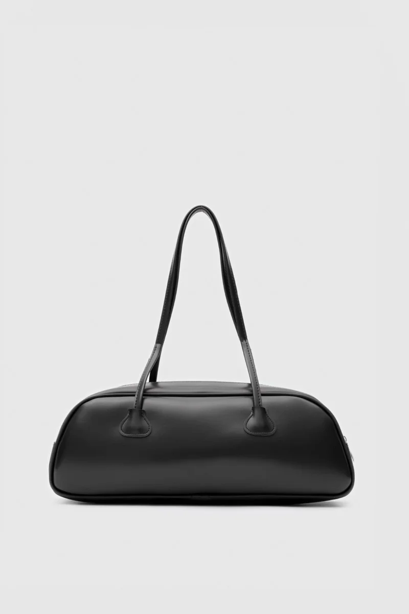 شولي باجس Miu Black Baguette Bag