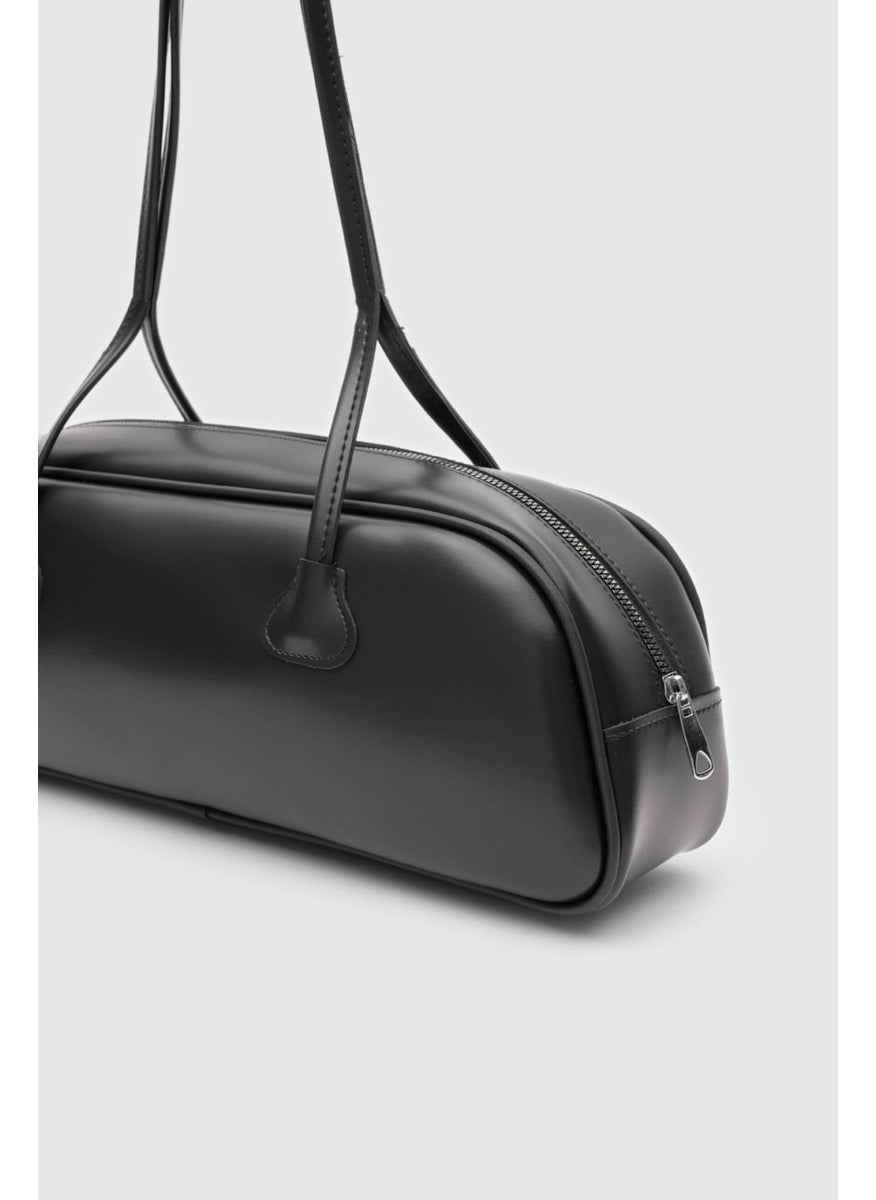 Shule Bags Miu Black Baguette Bag  - Image 3