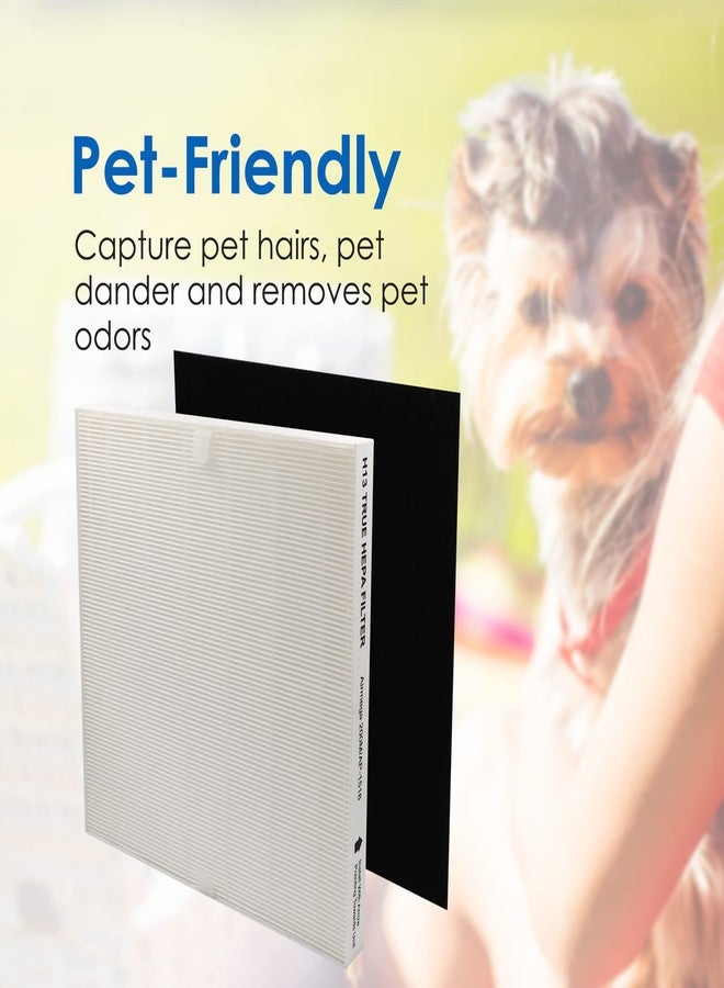 Flintar Replacement Air Filter, Compatible with Coway Air Purifier AP-1512HH and Airmega 200M, (2) H13 Grade Main Filter and (4) Activated Carbon Filters, 2-Year Filter Pack - Image 4