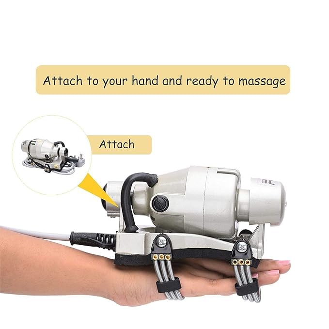 Elevea 𝟏𝟓 𝐘𝐄𝐀𝐑𝐒 𝐖𝐀𝐑𝐑𝐀𝐍𝐓𝐘 Handheld Massager, Professional Powerful Double Speed Floating Action Instant Relief Massager/Head Massager for Neuropathy Massages Massager. - Image 4