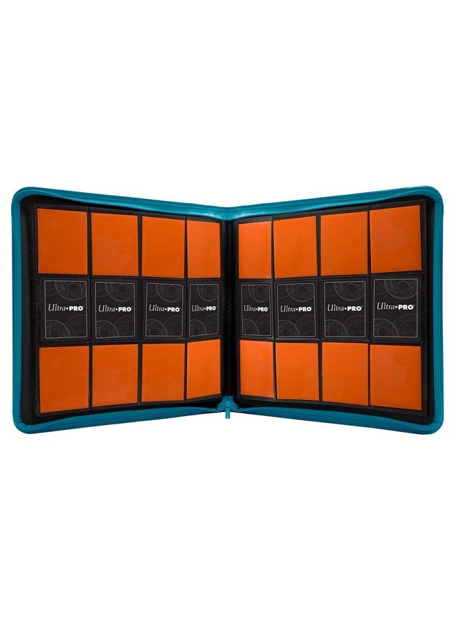 Ultra Pro E-15746 Ultra Pro-12 Pocket Zippered Pro Binder-Teal, Medium - Image 4