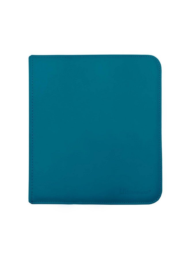 Ultra Pro E-15746 Ultra Pro-12 Pocket Zippered Pro Binder-Teal, Medium - Image 1