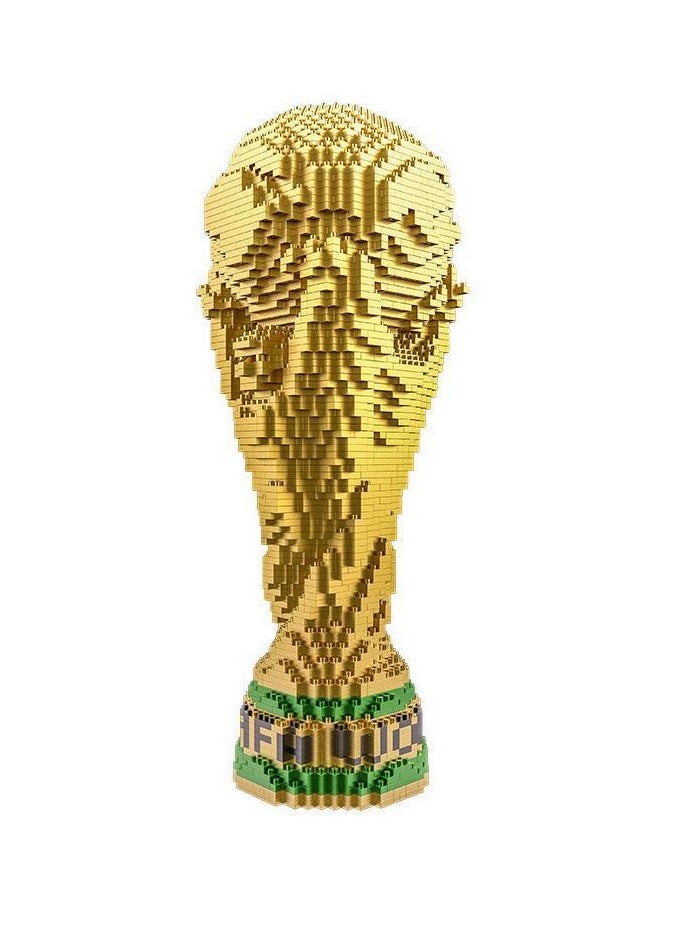 General World Cup Hercules Cup Micro Drill Small Particle Boy Puzzle Building Blocks Toy Gift  - Image 3