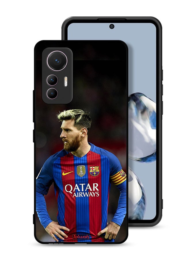 Tolwak Xiaomi 12 Lite Protective Case Cover Messi Barcelona - Image 1