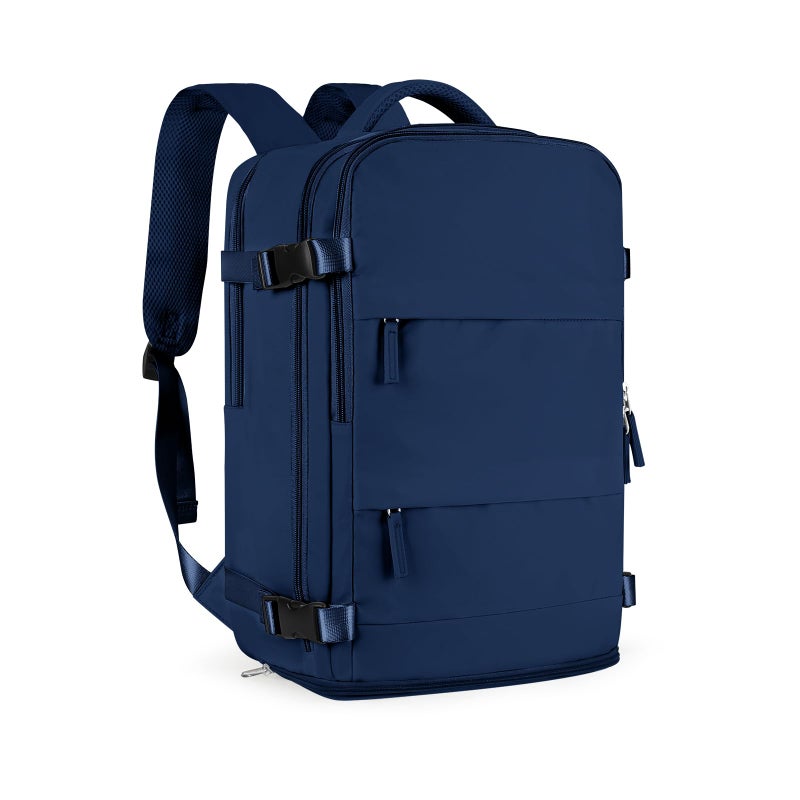 coofay Travel Backpack Carry On Backpack Personal Item Travel Bag Mochila De Viaje Carry On Backpack For Airplanes Traveling Backpack For Women Gym Backpacks College Backpacks Sapphire Blue - Image 2