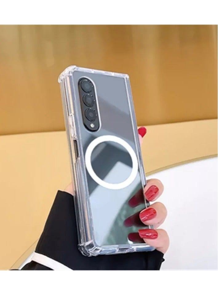 ELTRAZONE New Wireless Charging MagSafe Phone Case For Samsung Z Fold 4 Magnetic Clear Phone Case For Z Fold 4  - Image 4