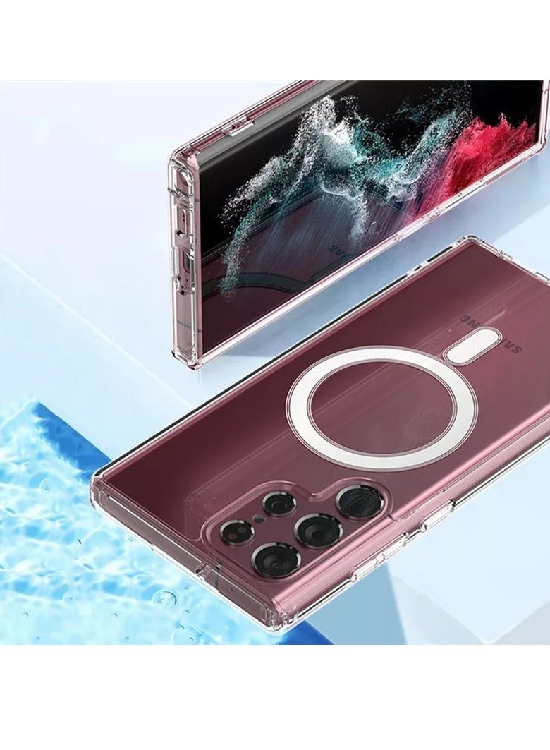 ELTRAZONE New Wireless Charging MagSafe Phone Case For Samsung Z Fold 4 Magnetic Clear Phone Case For Z Fold 4  - Image 2