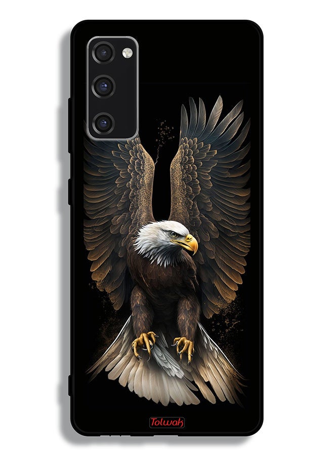 Tolwak Samsung Galaxy S20 FE Protective Case Cover Eagle Spread Wings - Image 2
