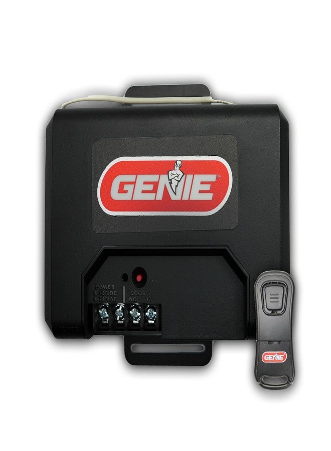جيني طقم تحويل فتح باب المرآب العالمي Genie GIR1DR-R - يُصلح تداخل الترددات ويُحسّن معظم العلامات التجارية إلى نظام أمان Intellicode، أسود - Image 1