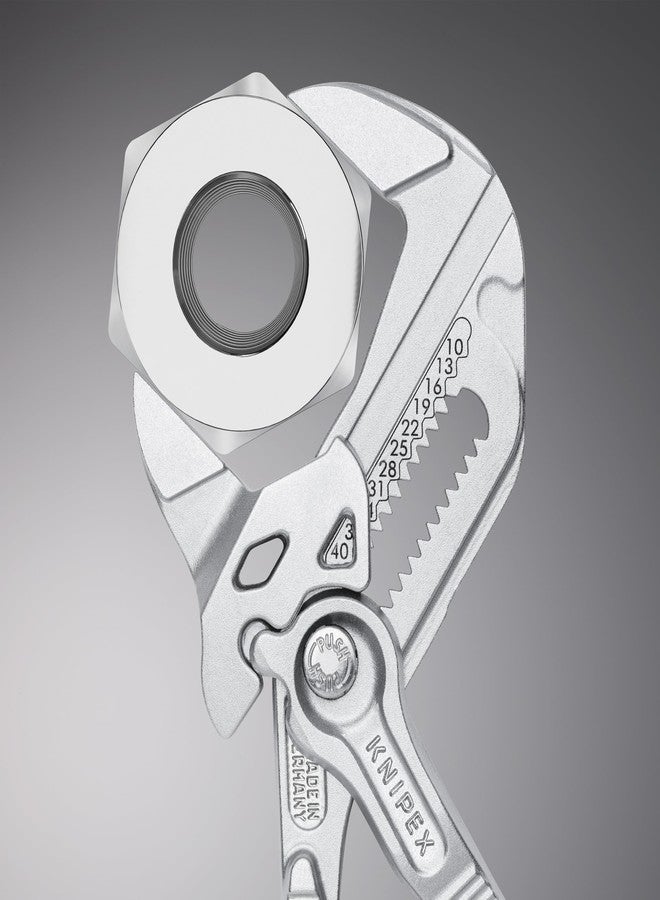 KNIPEX 2 Pc Pliers Wrench Set w/ Keeper Pouch, Red - Image 2