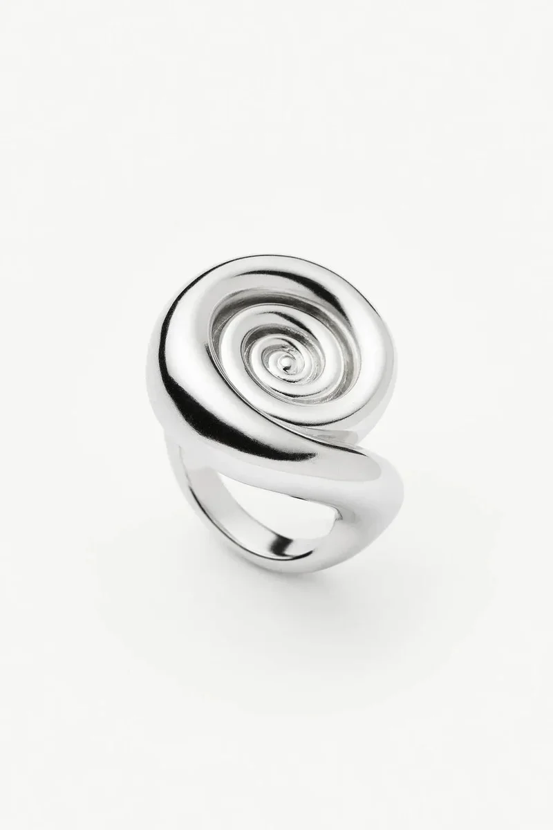 Missoma Woven Wave Band Ring
