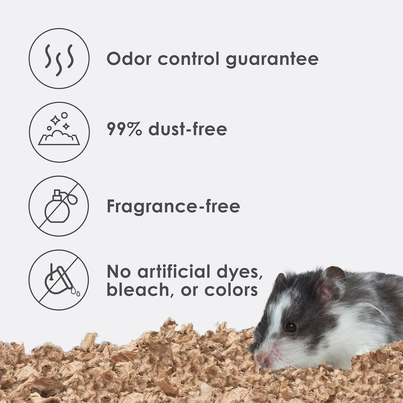 Kaytee Clean & Cozy Natural Bedding For Pet Guinea Pigs, Rabbits, Hamsters, Gerbils, and Chinchillas, 72 Liters - Image 3