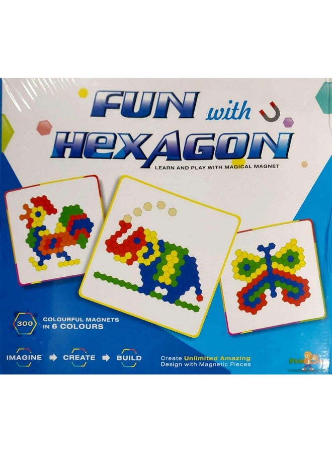 سمارت بيكس لغز مغناطيسي كبير سداسي الأضلاع من سمارت بيكس، 300 قطعة في 6 ألوان - Image 1