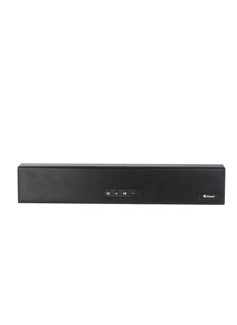 Kisonli LED-805 Portable Wireless Sound Bar Bluetooth - Black