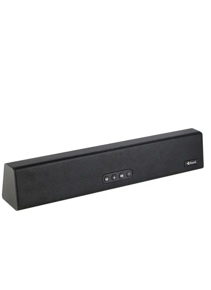 Kisonli LED-805 Portable Wireless Sound Bar Bluetooth - Black