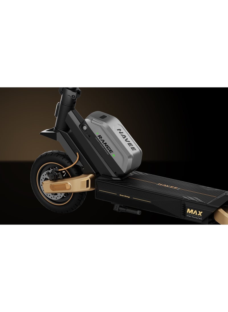NAVEE ST5 Max Electric Scooter 🛴⚡ | 25km/h Max Speed | Up to 90km Long Range 🔋 | Powerful 1650W Motor 💥 | Dual Suspension 🛞 | Anti-Skid TCS System | 150kg Max Load | Apple Find My Support 🍎📍 - Image 4