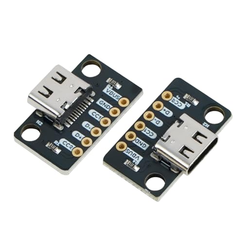 Treedix 4pcs USB Type-C Breakout Board Serial Basic Breakout Female Connector Immersion Gold PCB Converter Board - Image 4