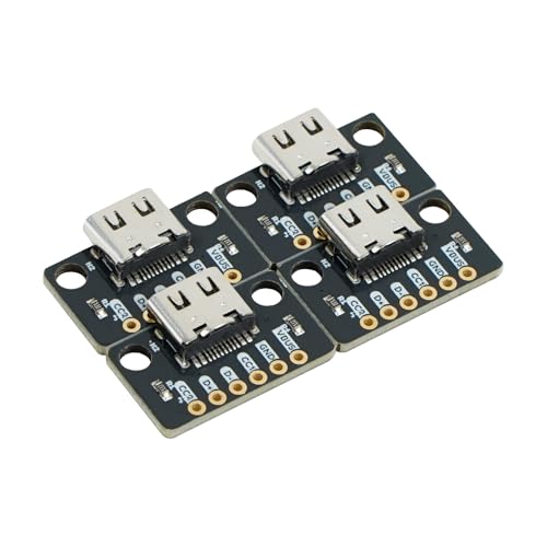 Treedix 4pcs USB Type-C Breakout Board Serial Basic Breakout Female Connector Immersion Gold PCB Converter Board - Image 3