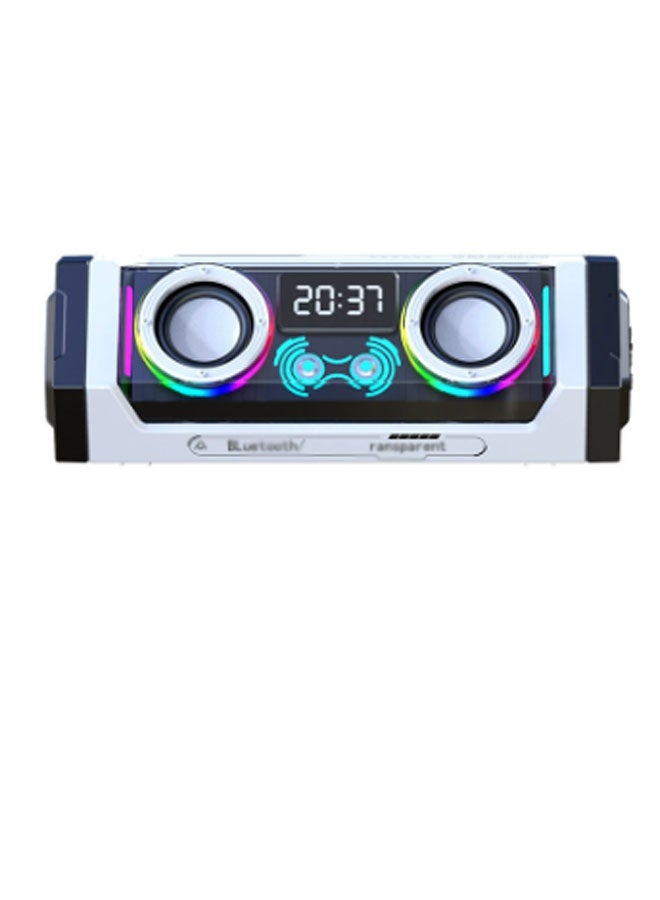 نيوترل مكبر صوت لاسلكي Bluetooth V18 Mecha Esports يتميز بمكبر صوت عالي الطاقة 10 وات وإضاءة RGB مبهرة، ويوفر وظائف تشغيل الموسيقى والرد على المكالمات. مثالي للألعاب الإلكترونية ومشاهدة الأفلام وحفلات أعياد الميلاد ومناسبات تناول الطعام في الهواء الطلق. - Image 1