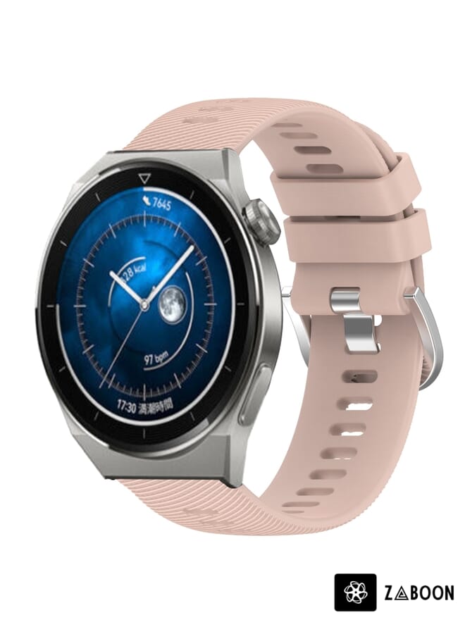 Zaboon Watch Band For Huawei Watch GT3 Pro 46mm 22mm Solid Color Soft Silicone - Image 1