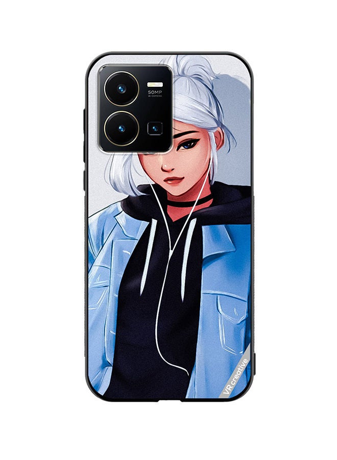 Protective Case Cover For Vivo Y35 Valorant Design Multicolour