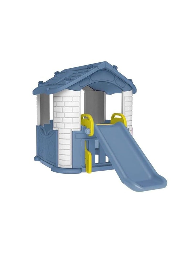AL BADER ALBADER Big Children House With Slide, Playhouse For Kids, Fun House for Backyard, Playset With Slide For Children, Indoor/Outdoor Playset, Action Toy Made Of Durable Plastic, Playground - Image 2