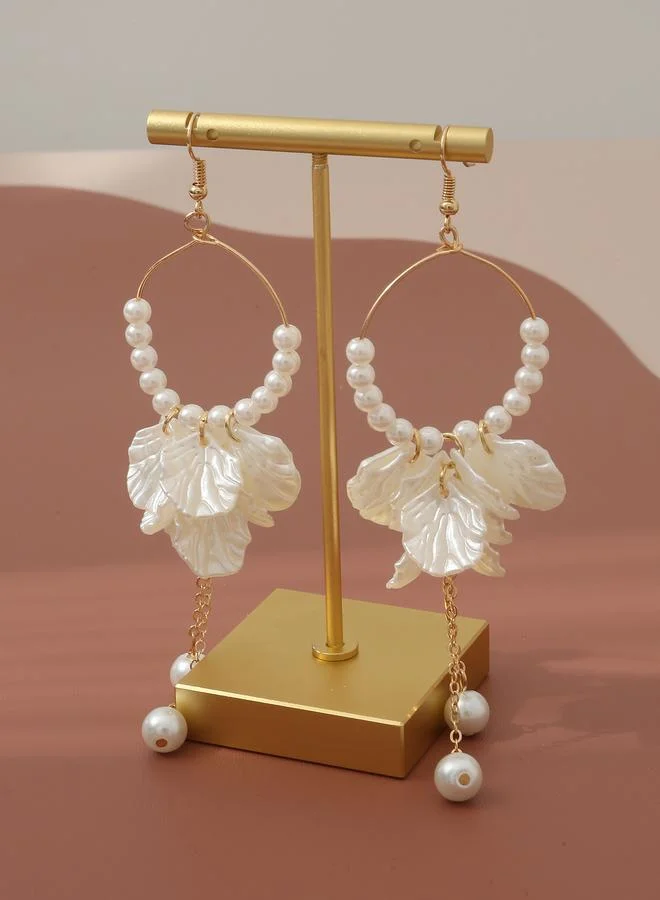 Take Two  Petal Dangle Earrings for Women | Best Price UAE