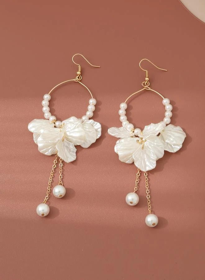 Take Two  Petal Dangle Earrings for Women | Best Price UAE