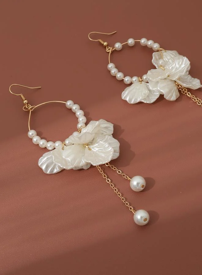 Take Two  Petal Dangle Earrings for Women | Best Price UAE