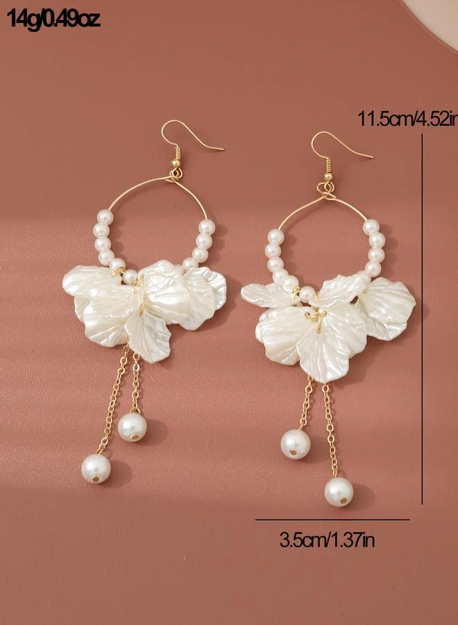 Take Two  Petal Dangle Earrings for Women | Best Price UAE