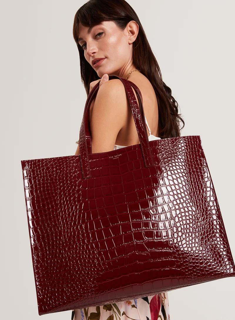 تيد بيكر Wellma Croc Effect Extra Large Tote