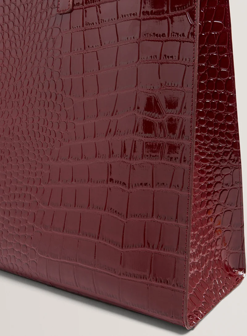 تيد بيكر Wellma Croc Effect Extra Large Tote