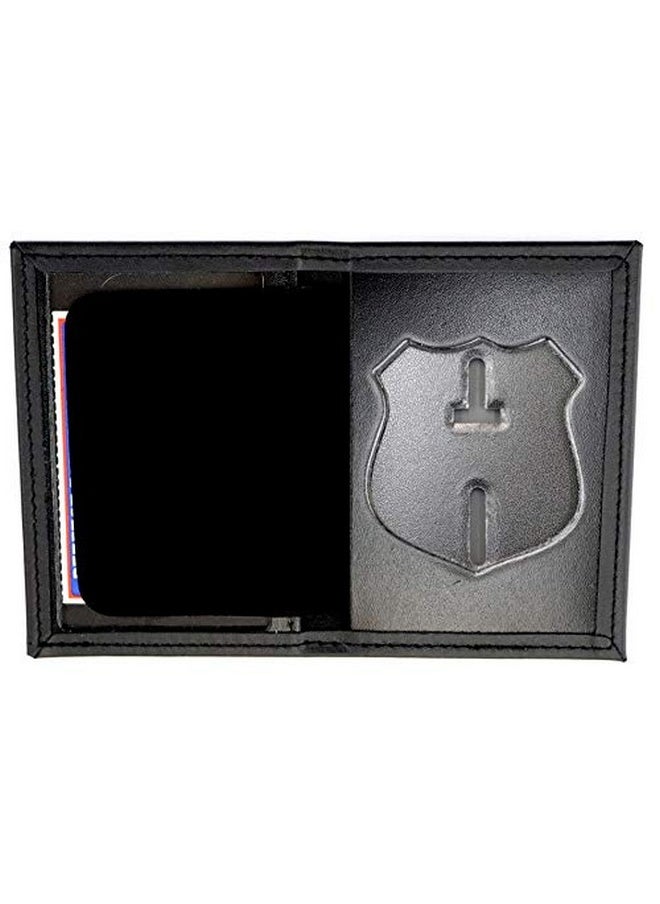 Perfect Fit Shield Wallets - Perfect Fit Dress Leather Badge And Id Case For Ny City Patrol Officer (Cutout Pf145) - Image 1