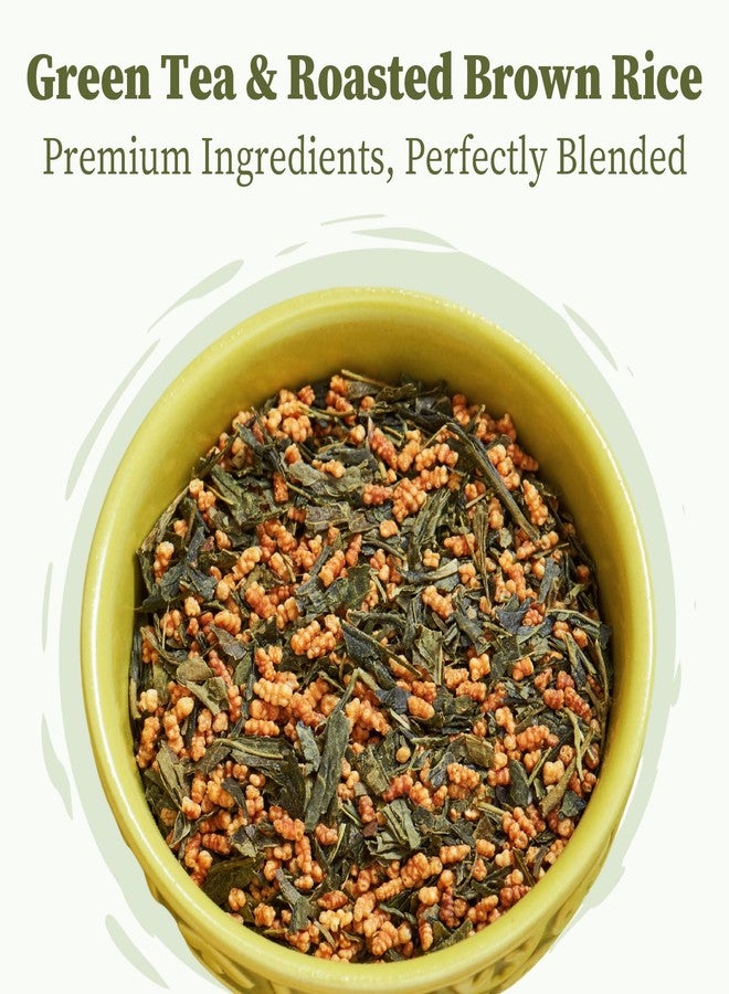 FullChea - Genmaicha Tea Bags, 50 Count, Green Tea with Roasted Rice - Image 2