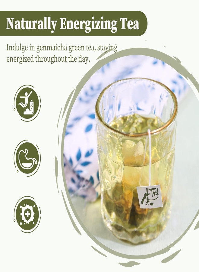 FullChea - Genmaicha Tea Bags, 50 Count, Green Tea with Roasted Rice - Image 4