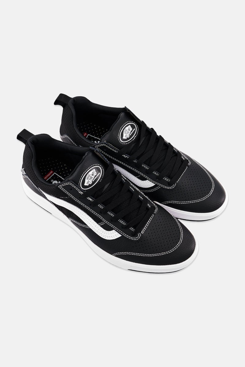 VANS Men Zahba Lace Up Skateboarding Shoes, Black - Image 4