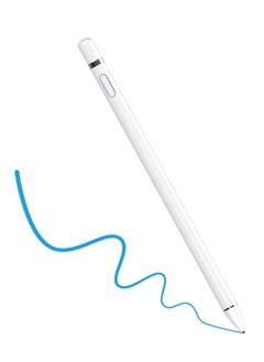 Rechargeable Active Stylus Touch Pen,High Precision and Sensitivity Capacitive Stylus Compatible with iOS,Android,iPad,Samsung,Tablet Touchscreen Device(No bluetooth function)