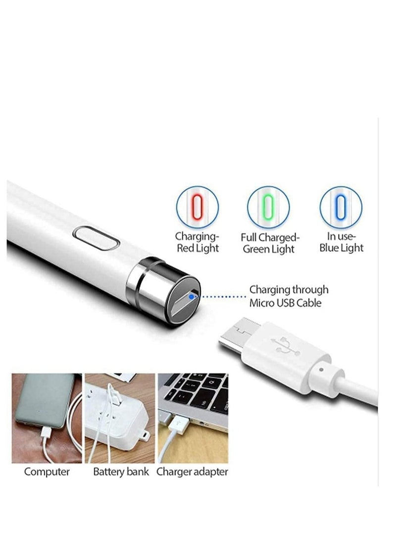 Facehub47 - Rechargeable Active Stylus Touch Pen,High Precision and Sensitivity Capacitive Stylus Compatible with iOS,Android,iPad,Samsung,Tablet Touchscreen Device(No bluetooth function) - Image 1
