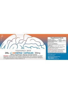Nootropics Depot Bacognize Bacopa Monnieri Capsules ; 300Mg ; 240 Count ; Ayurvedic Herb ; Nootropic Brain Booster ; Supports Stress Management ; Improves Memory Cognition + Mood  - Image 3