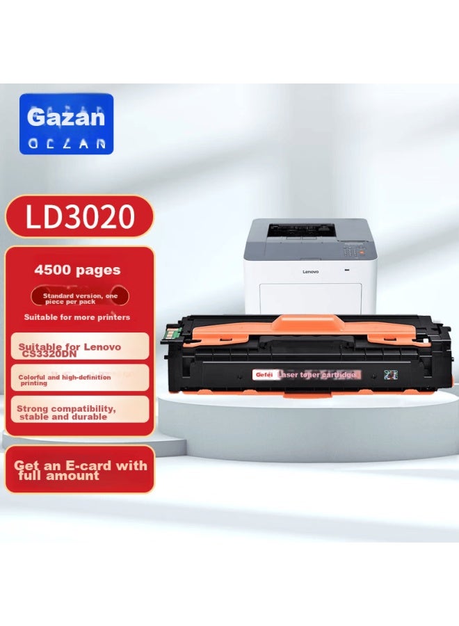 Gezan Ld3020 Toner Cartridge, Red, Compatible With Lenovo Cs3320dn Toner, Cs3320 Printer Cartridge, Toner Cartridge, Powder Cartridge, Toner Powder Cartridge - Image 4